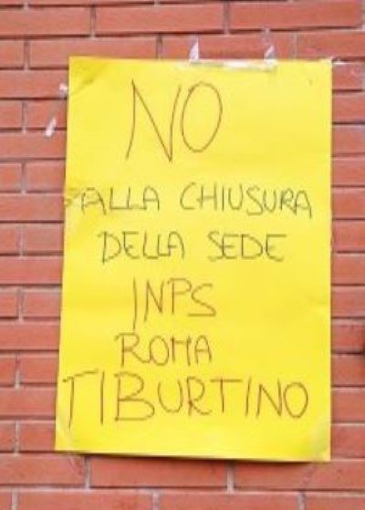 Protesta-USB-davanti-sede-INPS-Tiburtino